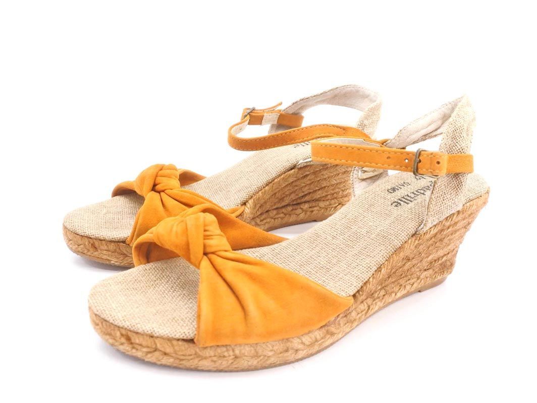 GAIMO ガイモ espadrille ウェッジソール サンダル size38（24cm