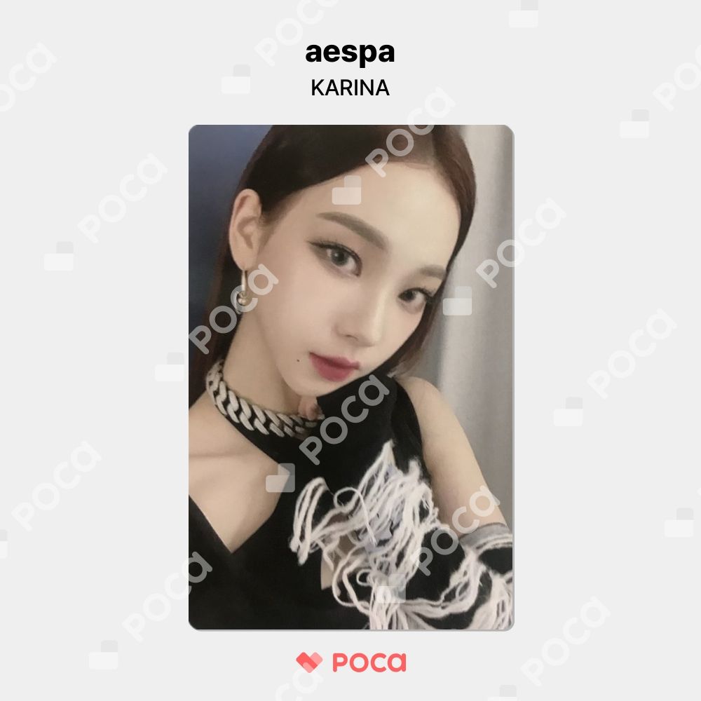 ♥️ カリナ ♥️ aespa savage sgs トレカ p.o.s. aespa カリナ sgs 限定 トレカ savage pos ver
