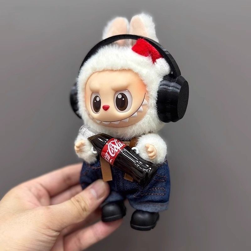 ぬいぐるみ服 labubu ラブブ 15-17cm 第1/2/3世代通用 コーラ