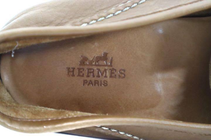 HERMES エルメス ドライビングシューズ 靴 レザー メンズ レディース