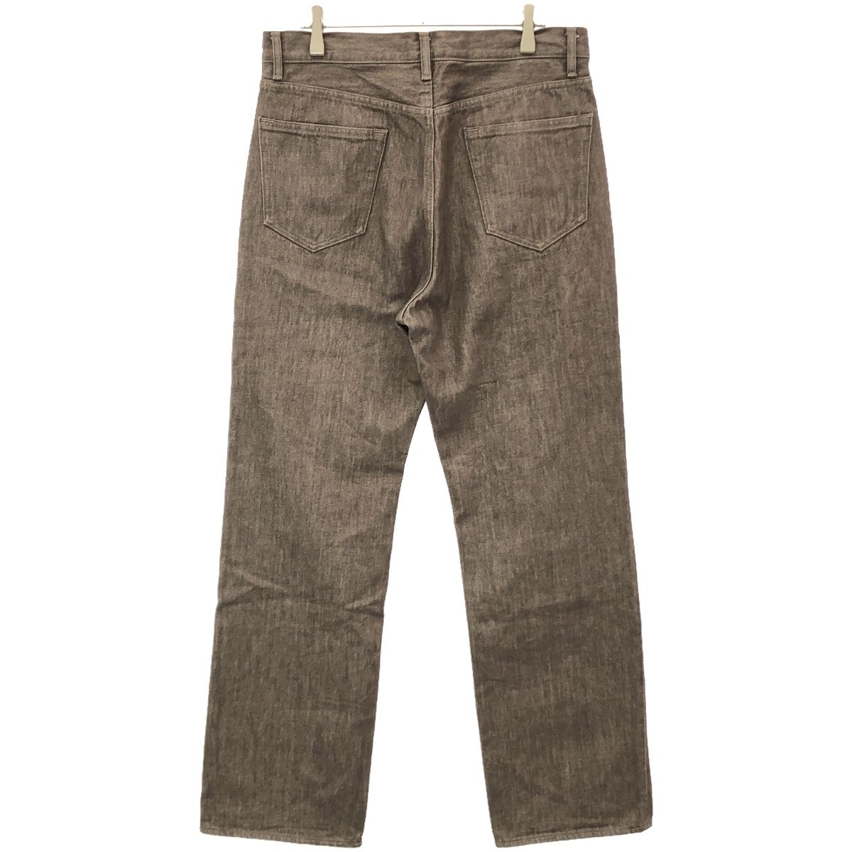 AURALEE オーラリー 23AW HARD TWIST BROWN DENIM 5P PANTS コットン 
