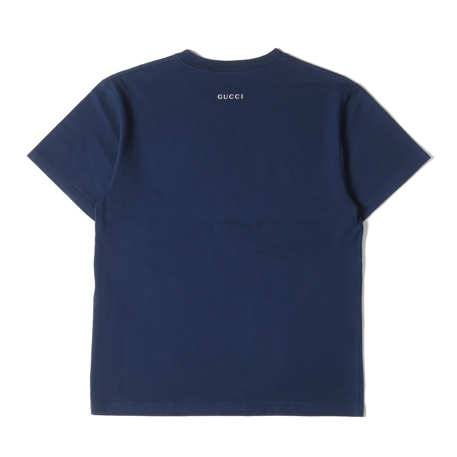 GUCCI グッチ Tシャツ サイズ:XS アンカー グラフィック ロゴ クルーネック Tシャツ ネイビー 紺 イタリア製 トップス カットソー 半袖【 メンズ】 - メルカリ