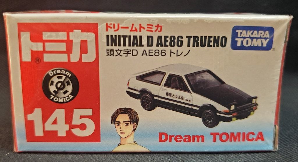 ドリームトミカ　145 頭文字D AE86 トレノ 新品未開封　絶版 新品・未開封】トミカ 145 頭文字D AE86 トレノ 海外販売仕様