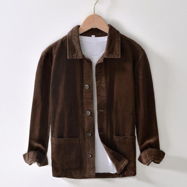 メンズ ファッション 服 男性用 オシャレ シンプル 大人 かっこいい 大きいサイズ ストリート 紳士服 コーデュロイ コットン ジャケット レトロ カジュアル コーデュロイジャケット