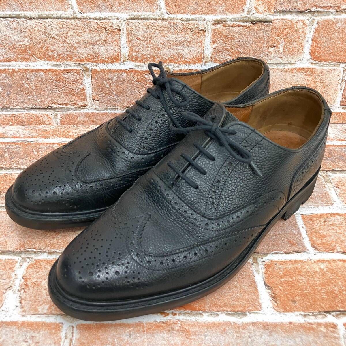 K SHOES Kシューズ ウィングチップ ブラック アウトソールサイズ30cm