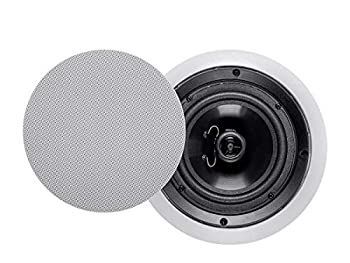 Monoprice Aria天井スピーカー5.25インチポリプロピレン2ウェイ ペア ???118586 6.5 Inch 118587