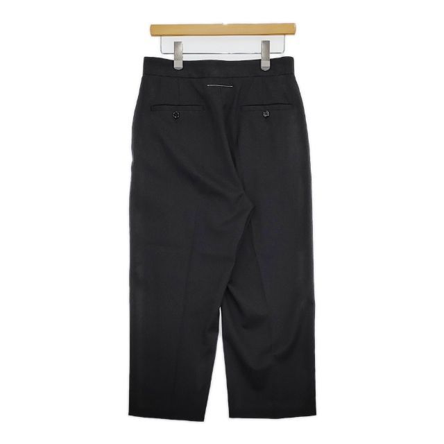 MM6 Maison Margiela S52KA0141 S47848 ポリエステルウール センタープレススラックス パンツ ブラック レディース エムエム6 メゾンマルジェラ 5-0914G∞
