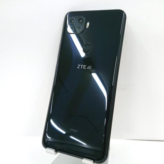 ZTE a1 ZTG01 au ブラック 本体 n05927 - アークマーケットモバイル