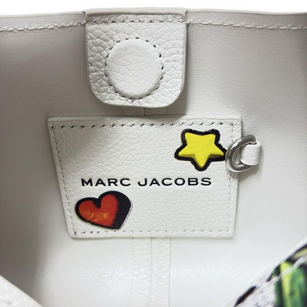 マークジェイコブス トートバッグ美品 ザ ステッカー レザー サック  