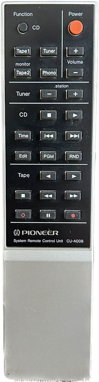 Pioneer オーディオリモコン CU-A008 パイオニア - MH2オンライン