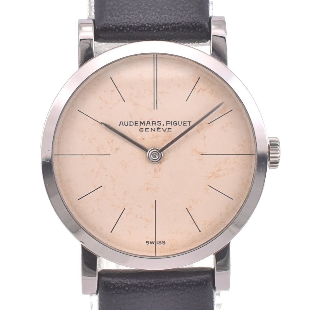 オーデマ ピゲ AUDEMARS PIGUET ヴィンテージ K18WG|レザー Cal.2003 手巻き レディース K 141650