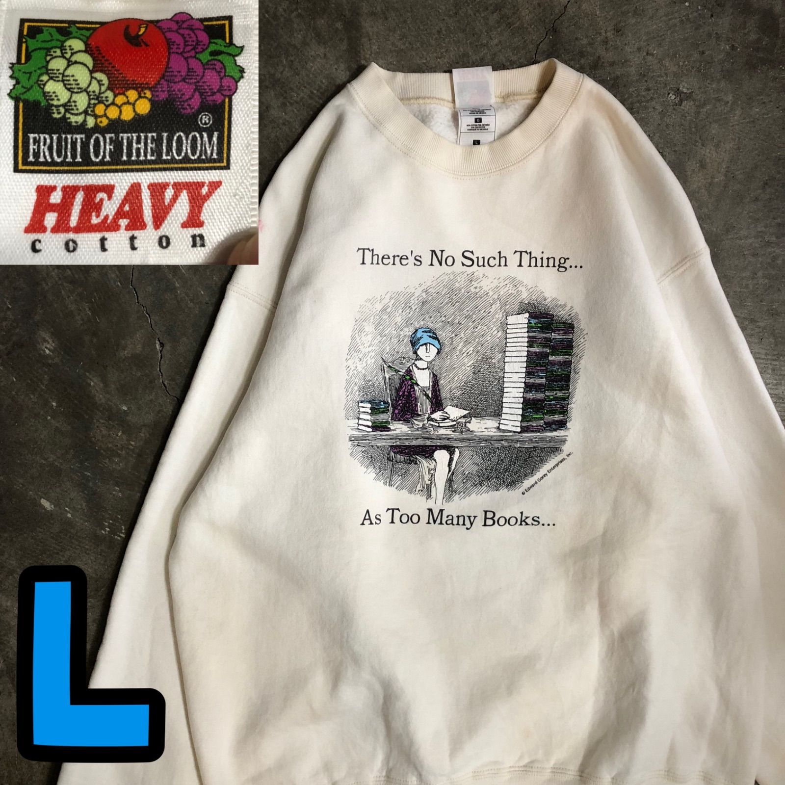 T4272 FRUIT OF THE LOOM Edward Gorey 古着