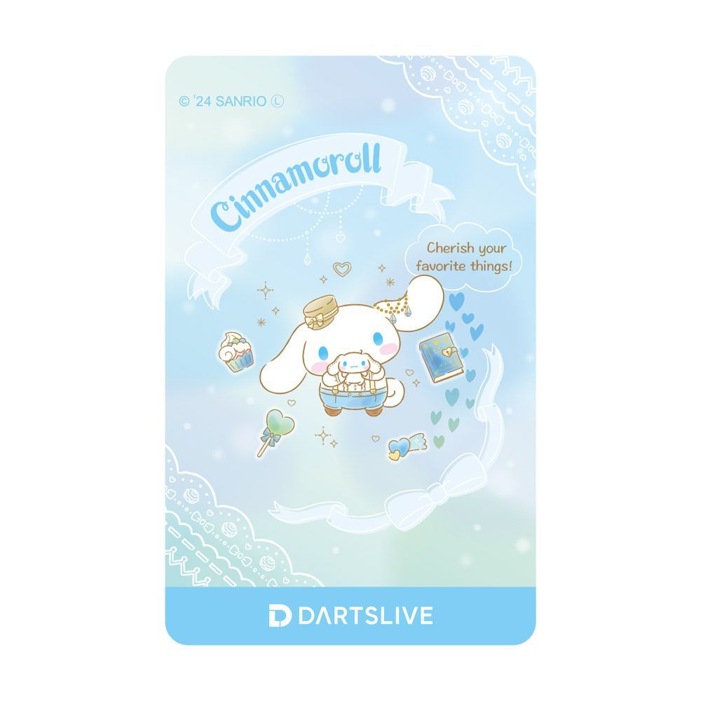 ★【廃番レア】Sanrio characters ダーツセット with DARTSLIVE CARD シナモロール(ダーツ バレル)