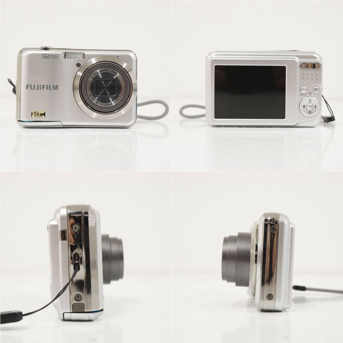 【美品】FUJIFILM FinePix AX200 シルバー　単3電池駆動 FUJIFILM FinePix AX200 シルバー 単3電池駆動 - メルカリ