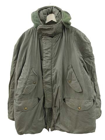 ヴィンテージ VINTAGE 70s USAF 米軍 CWU 8/P ラビットパーカー セージ
