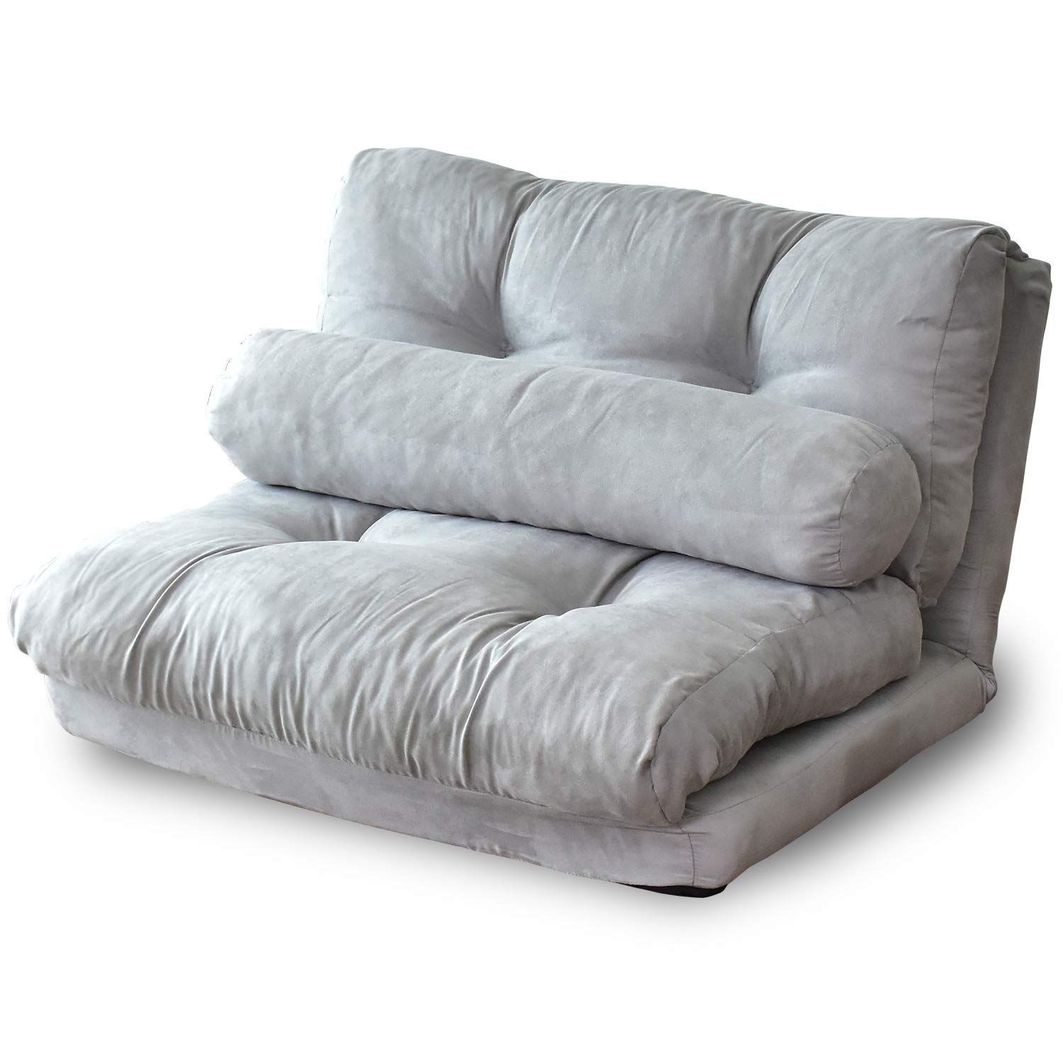 【新品未使用】DORIS ドリス ソファベッド ソファーベッド 2人掛け ソファ 3way 幅91cm 奥行78～214cm 高さ55cm 座面高21cm 折りたたみ クッション付き ローソファー ワンルーム リビング リクライニ