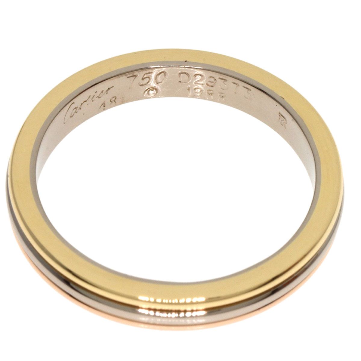 CARTIER トリニティ #48 リング・指輪 K18YG K18WG K18PG レディース  