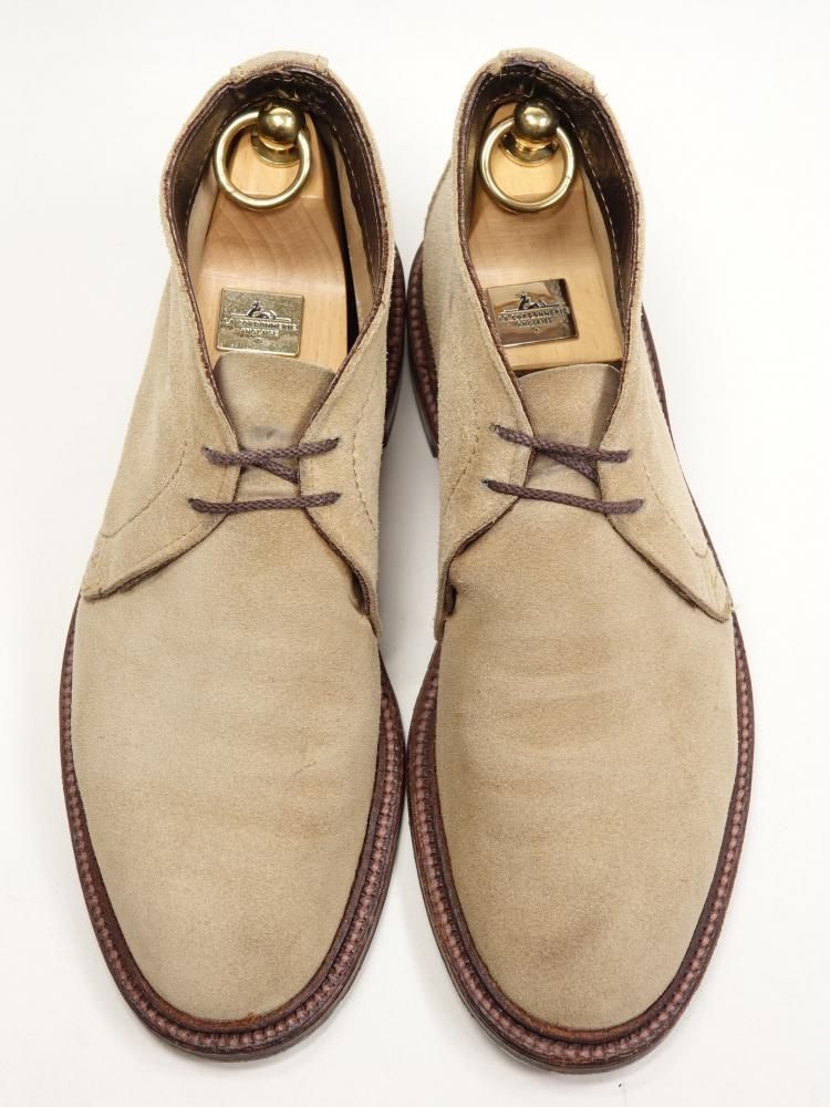 281 0911 オールデン アンラインドチャッカ ベージュ スエード 6.5E ＃1494