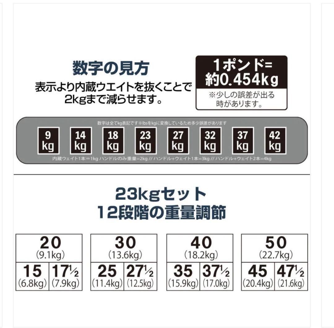 可変式 ダンベル23kg 1個 単品 調整可能 鉄アレイ トレーニング 可変式 ダンベル23kg 1個 単品 調整可能 鉄アレイ トレーニング