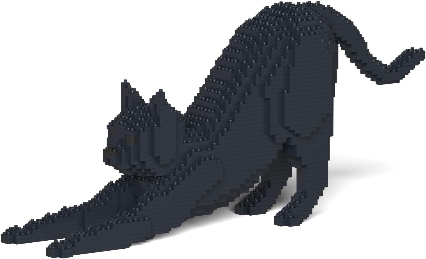 【JEKCA】 ジェッカ ブロック （黒猫 09S-M02） 立体パズル 組立パズル 大人向け ブロック玩具 ペット 置き物 動物 インテリア