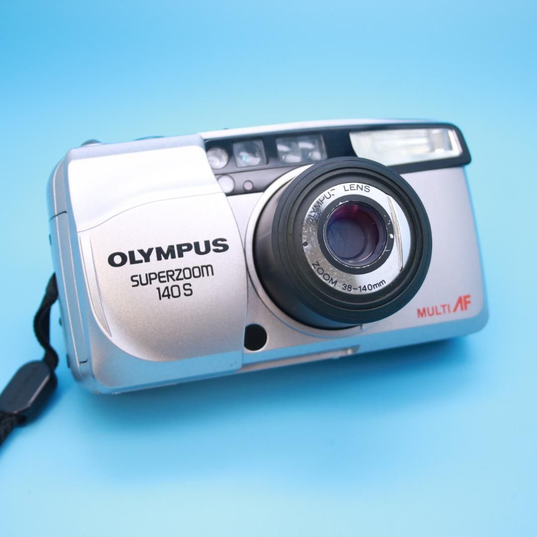 ❁美品❁ かわいいシルバーカメラ◎OLYMPUS SUPERZOOM 140 S フィルム