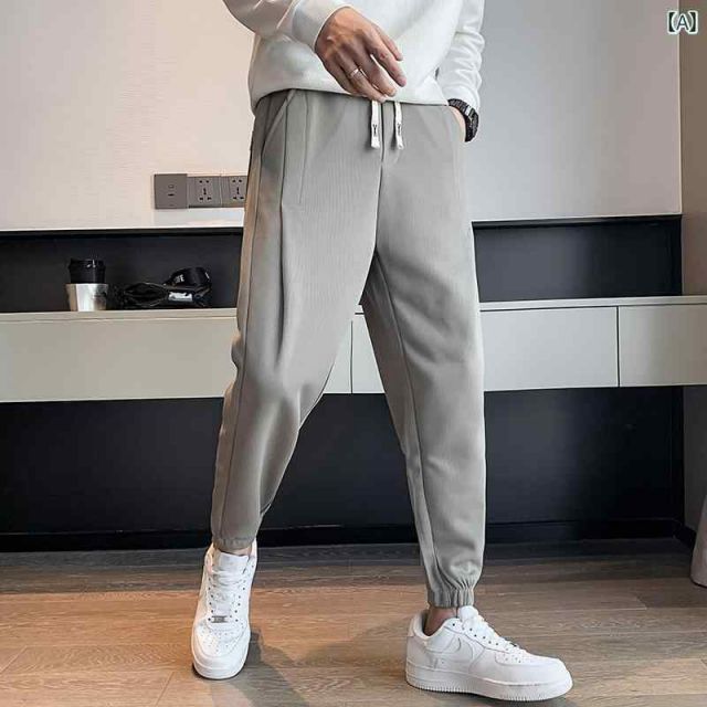 [4XL]秋冬 コーデ メンズ  服 シンプル ファッション オシャレ 大人 かっこいい 大きいサイズ ストリート 紳士服  カジュアル パンツ 韓国スタイル 快適 ズボン スウェットパンツ スポーツ