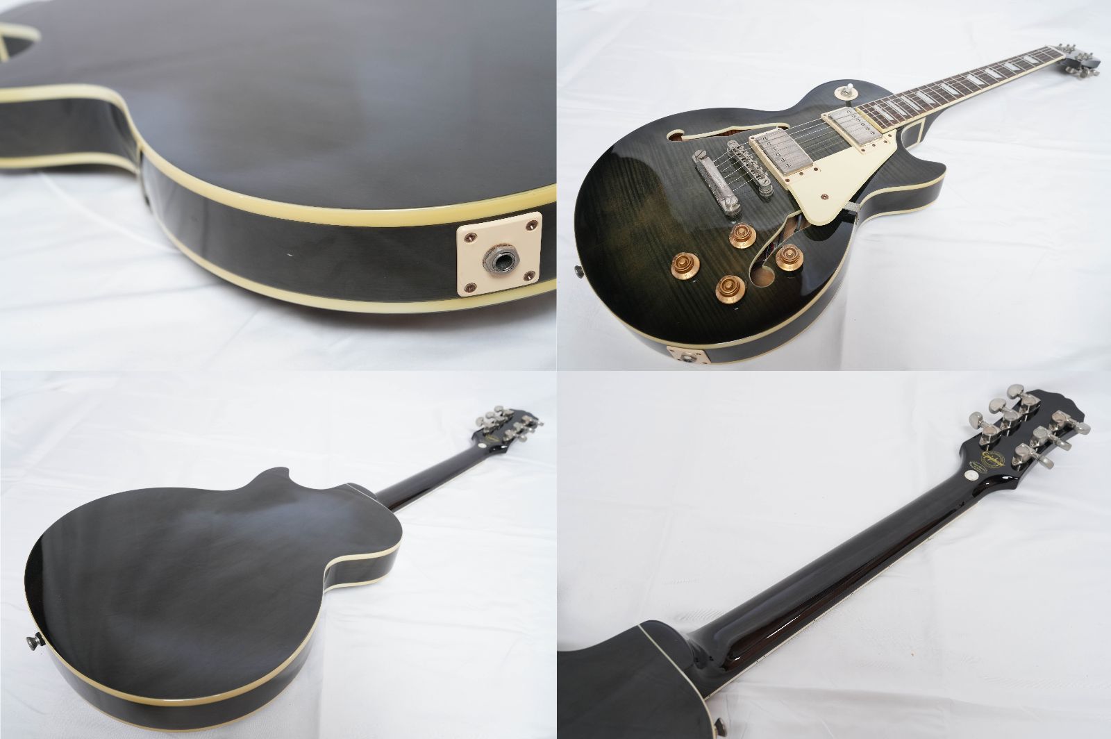 ☆Epiphone by Gibson☆Les Paul ES シースルーブラック セミホロウ