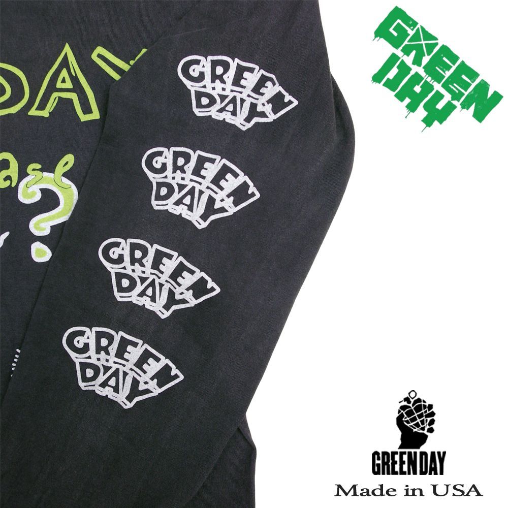 315 GREEN DAY グリーンデイ ロンT 長袖 Tシャツ ブラック Lサイズ