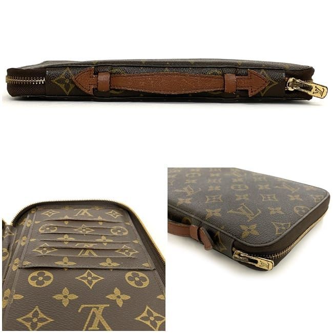 LOUIS VUITTON トラベル ポーチ ポッシュ エスカパド 廃盤品 ルイ ヴィトン トラベル ポーチ ポッシュ エスカパド ブラウン