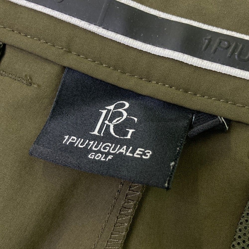サイズ：5 1PIU1UGUALE3 GOLF ストレッチ ハーフパンツ カーキ系