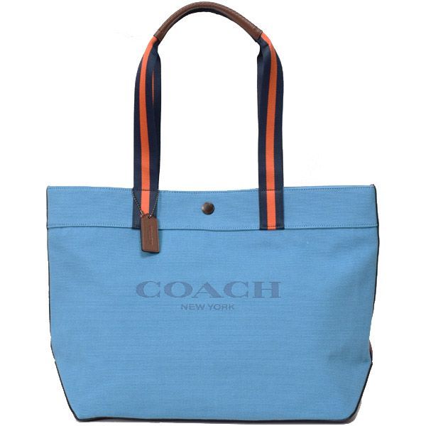 コーチ バッグ COACH キャンバス ぺブルレザー トート カラーブロック