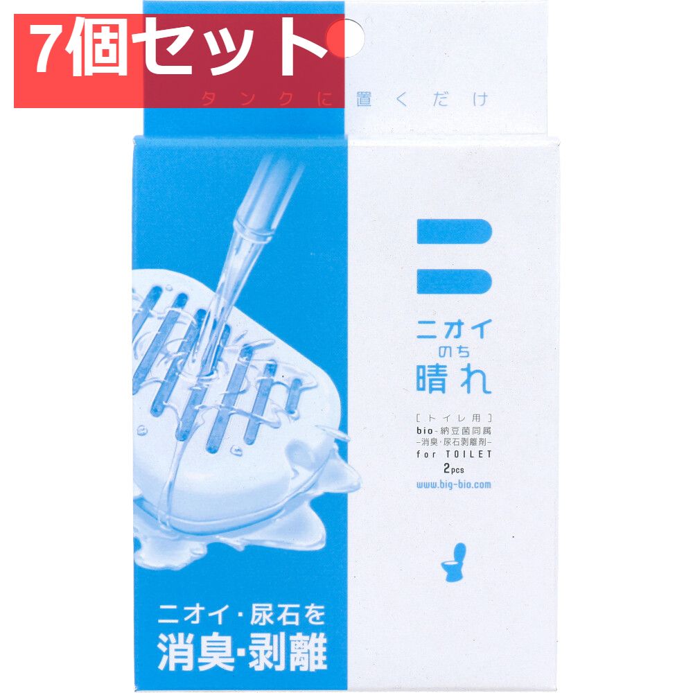 ニオイのち晴れ トイレ用 消臭・尿石剥離剤 2個入 7個セット まとめ売り