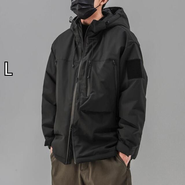 L メンズ ファッション 服 男性用 オシャレ シンプル 大人 かっこいい 大きいサイズ ストリート 紳士服 綿 厚手 ジャケット 多機能 綿 コート ゆったり 綿 ジャケット 綿 コート トップス