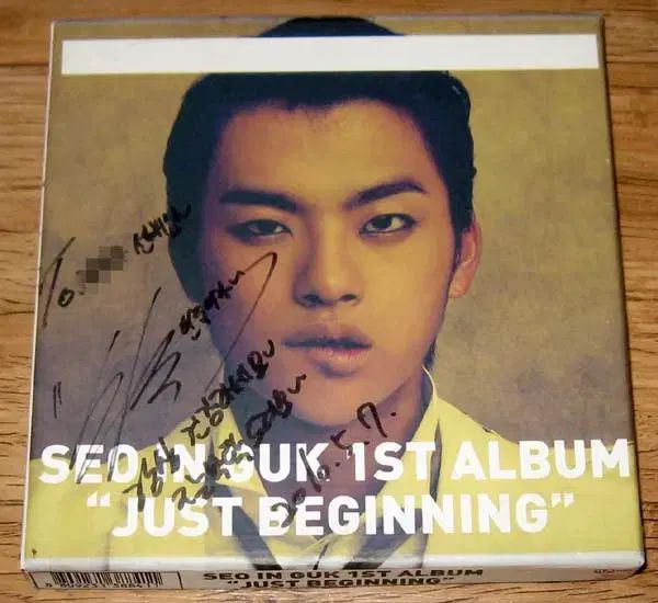 ソイングク 笑って泣いて アルバム 直筆サイン入り ソイングク 笑って