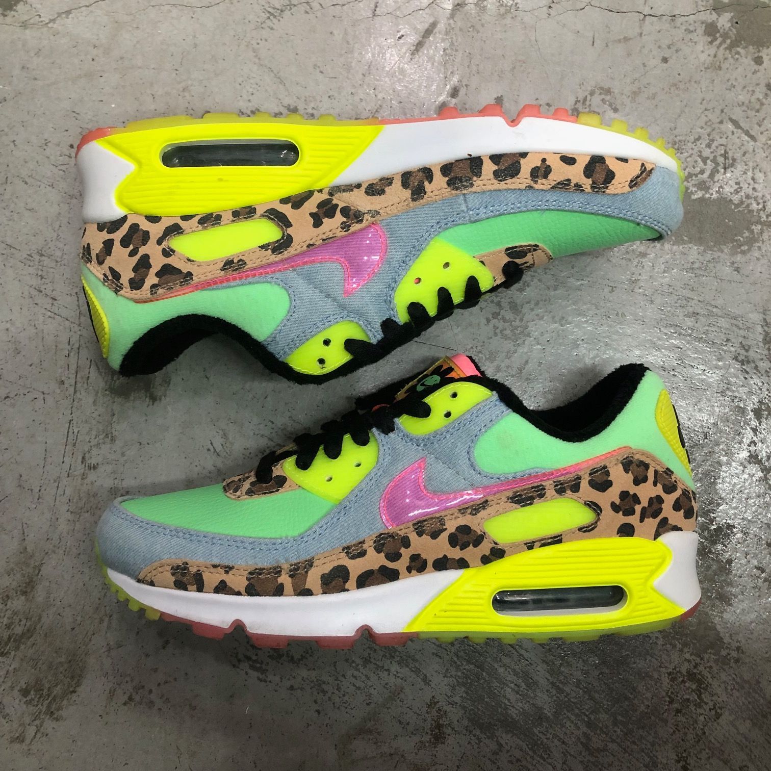 エ*チ様 ナイキwmns Air Max 90 LX Animal/Safari NIKE (ナイキ) AIR MAX 90 LX ANIMAL SAFARI ウィメンズ エア
