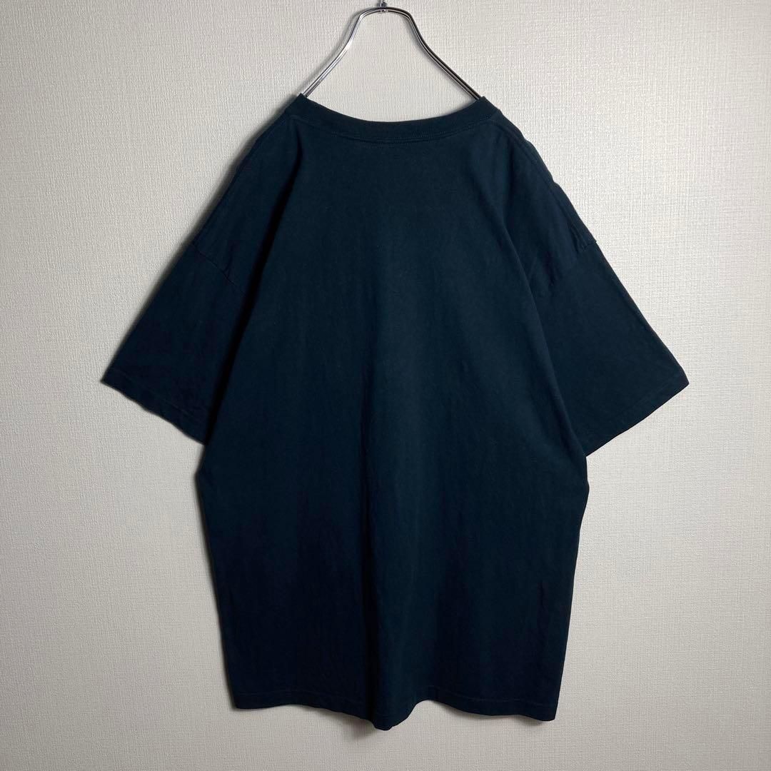 【美品】バレンシアガ　センター刺繍ロゴTシャツ　EST1917　紺　ネイビー. 美品】バレンシアガ センター刺繍ロゴTシャツ EST1917 紺