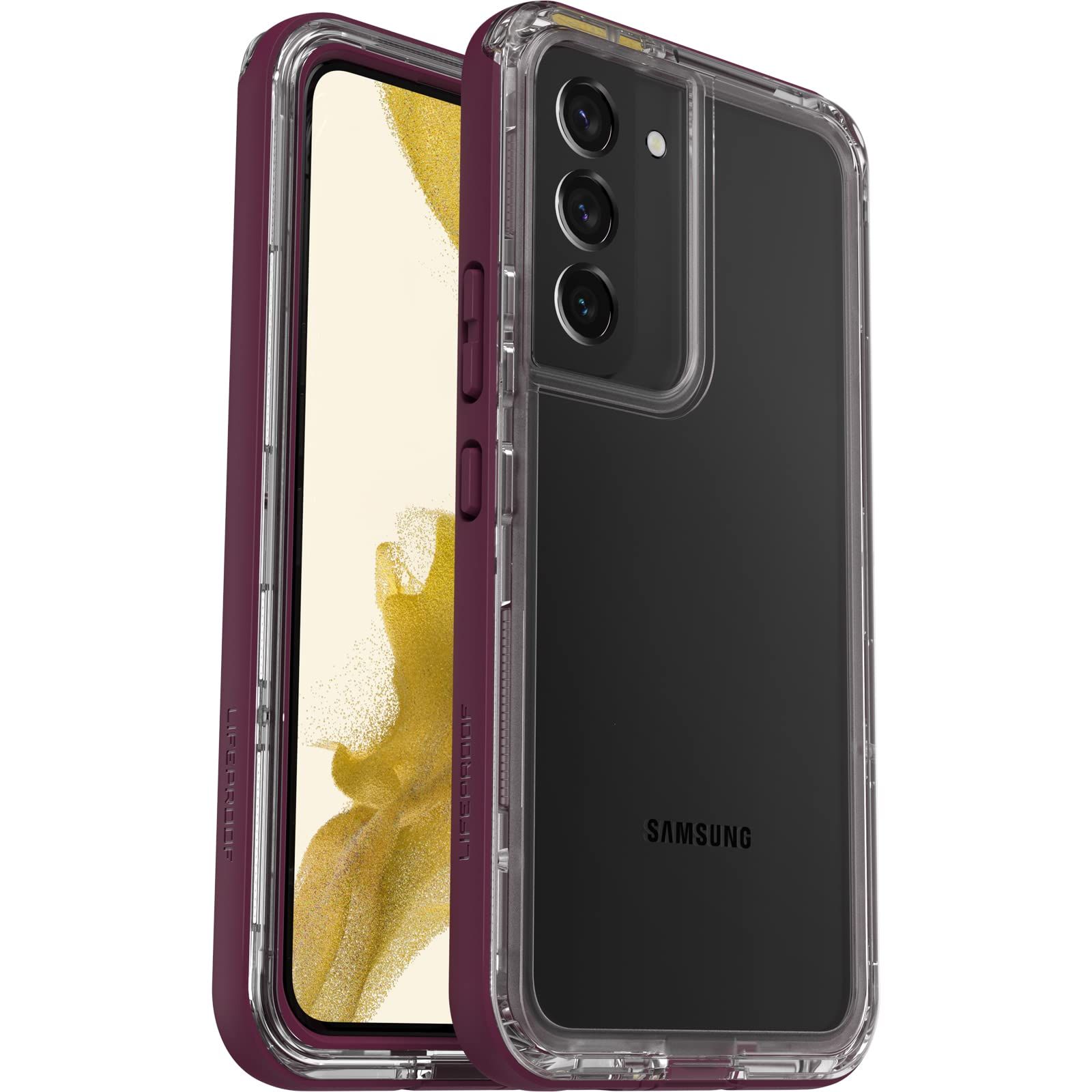 OtterBox LifeProof NEXT SERIES ケース Galaxy S22用 - エッセンシャル パープル (クリア/パープル) 