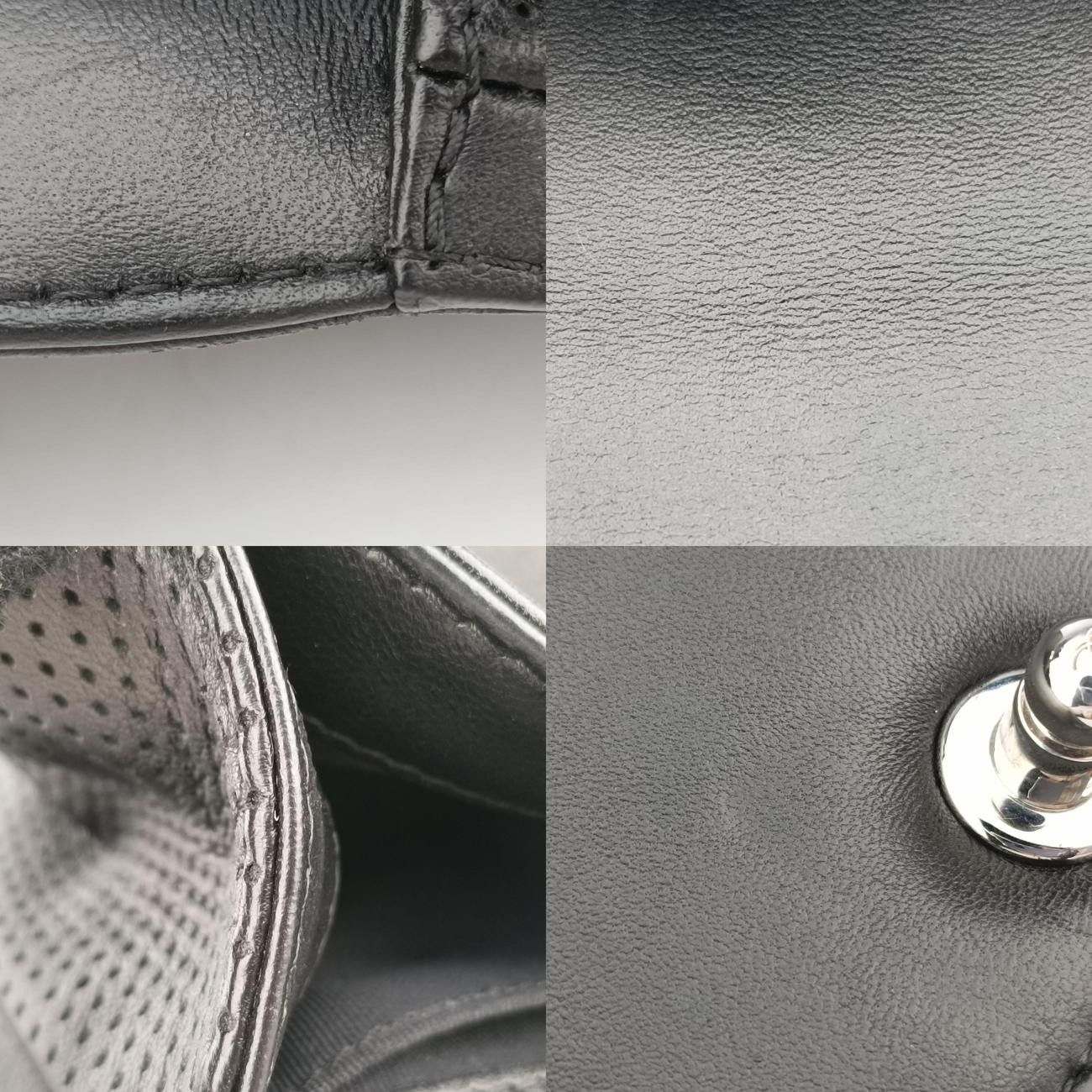 【即納】 シャネルChanelボーイシャネルブラックラムスキンA6708619140188