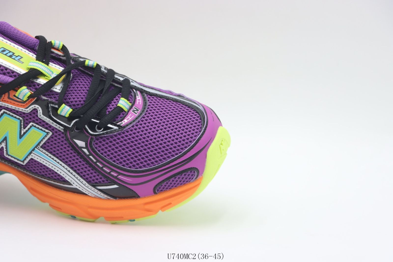 理にかなった 今日 New Balance ニューバランス ランニングシューズ U740MC2 パープルオレンジ
