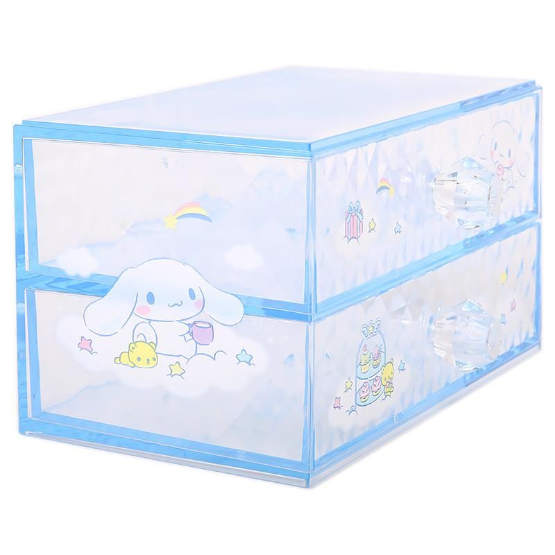 シナモロール 引き出しチェスト スタッキング可能 クリア 透明