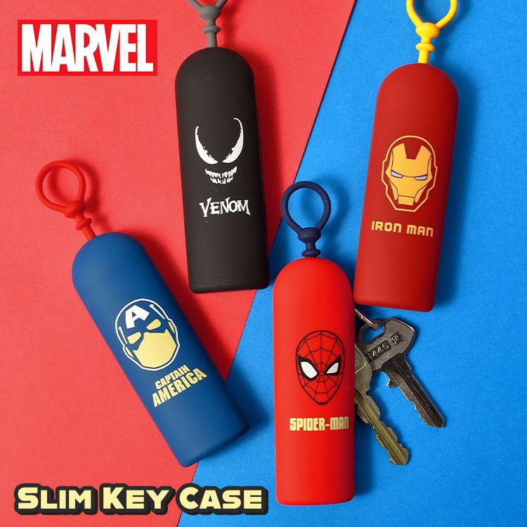 キーケース スパイダーマン MARVEL マーベル アイアンマン キャプテン・アメリカ ヴェノム キーホルダー キーリング キーフック 鍵入れ 小さめ  コンパクト スリム 男の子 メンズ キッズ 子供 大人 シリコン製 アメコミ 通学 通勤 小学生 中学生 メルカリ