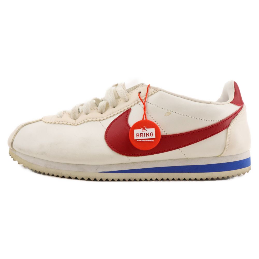 NIKE (ナイキ) WMNS CLASSIC CORTEZ LEATHER 807471-103 ウィメンズ クラシック コルテッツ レザー  ローカットスニーカー ホワイト/バーシティレッド US11/28cm - メルカリ