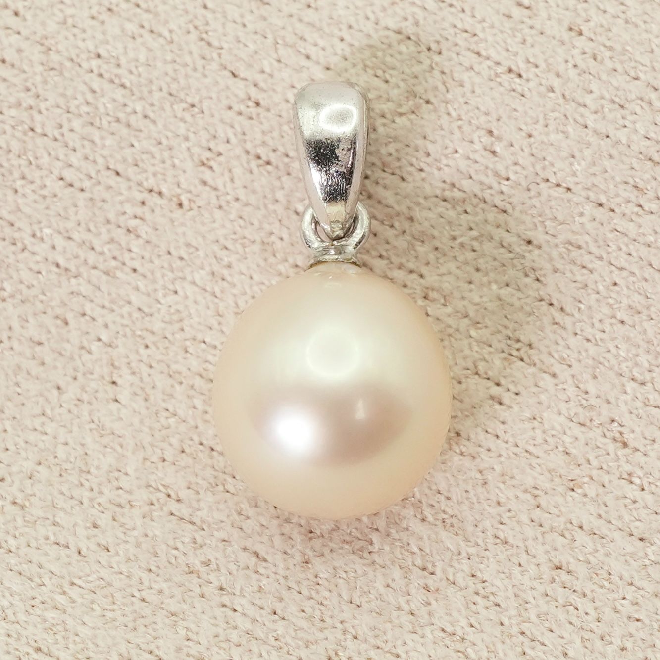 ミキモト 1P パール ネックレストップ シルバー/25-52S