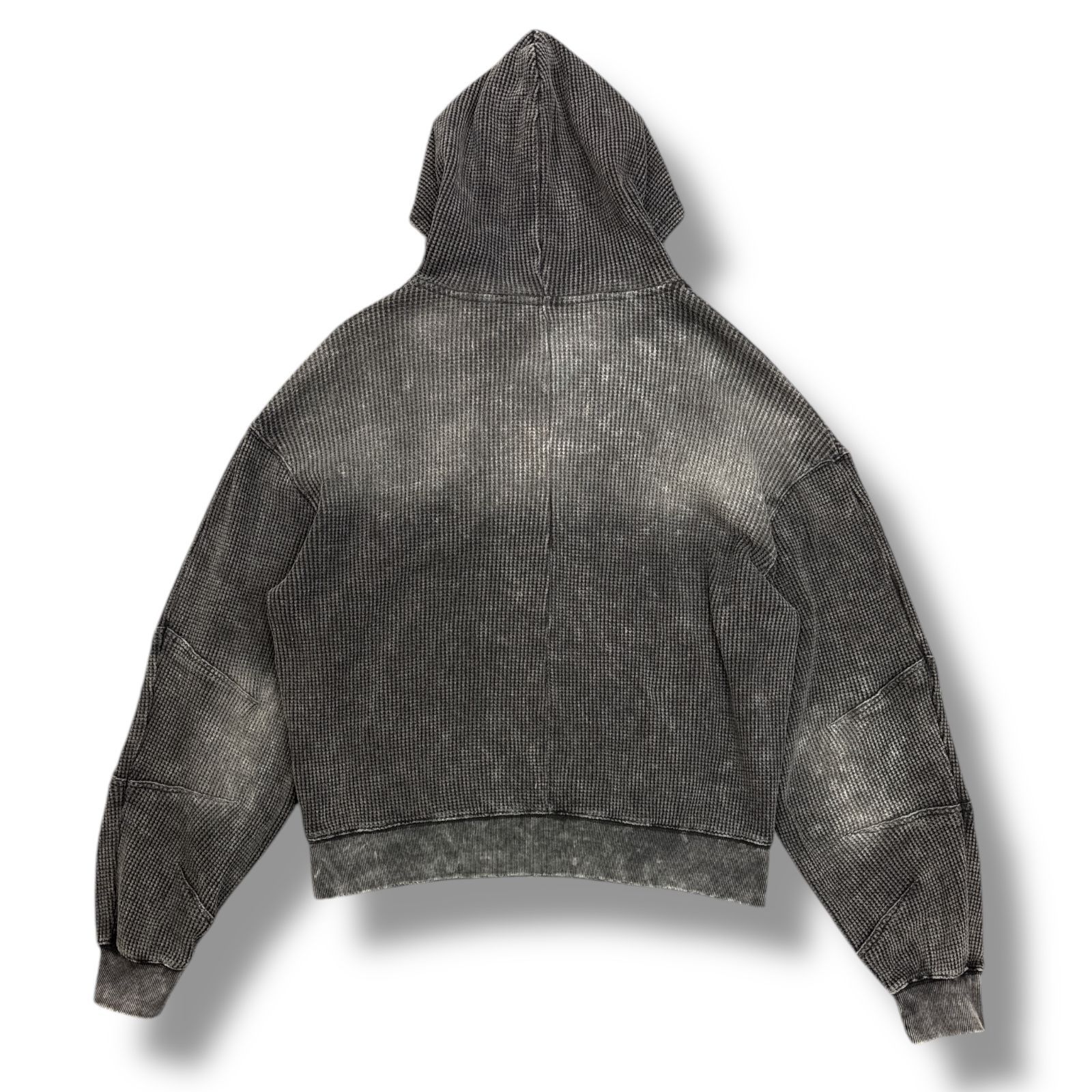 参考上代27800円 XWORE DARTED ZIP HOODIE サーマル ジップパーカー