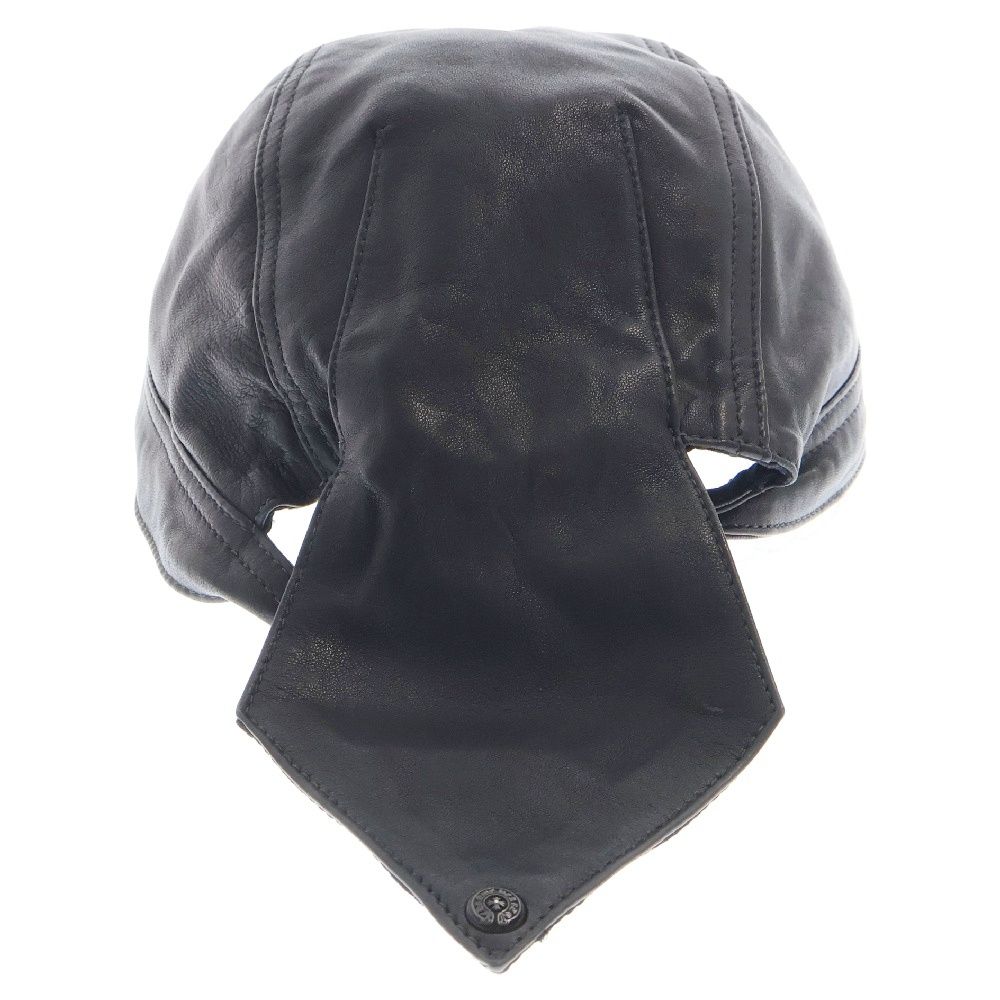 CHROME HEARTS クロス刺繍シルク ドゥーラグ　バンダナ　durag CHROME HEARTS (クロムハーツ) クロスパッチレザーバンダナ巻き