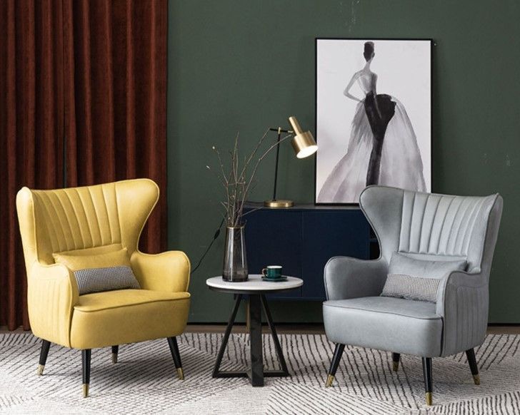 北欧風 ラグジュアリーシングルソファ