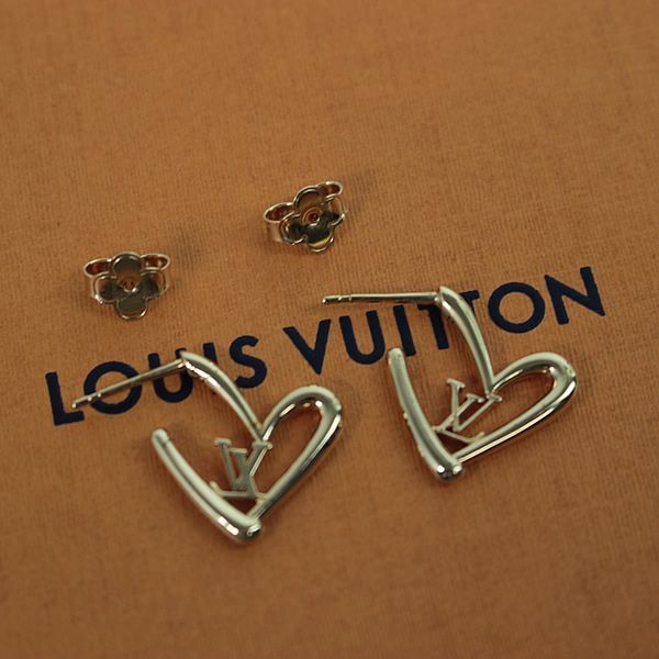 ルイヴィトン ピアス ブックル ドレイユ ハート フォーリンラブ PM