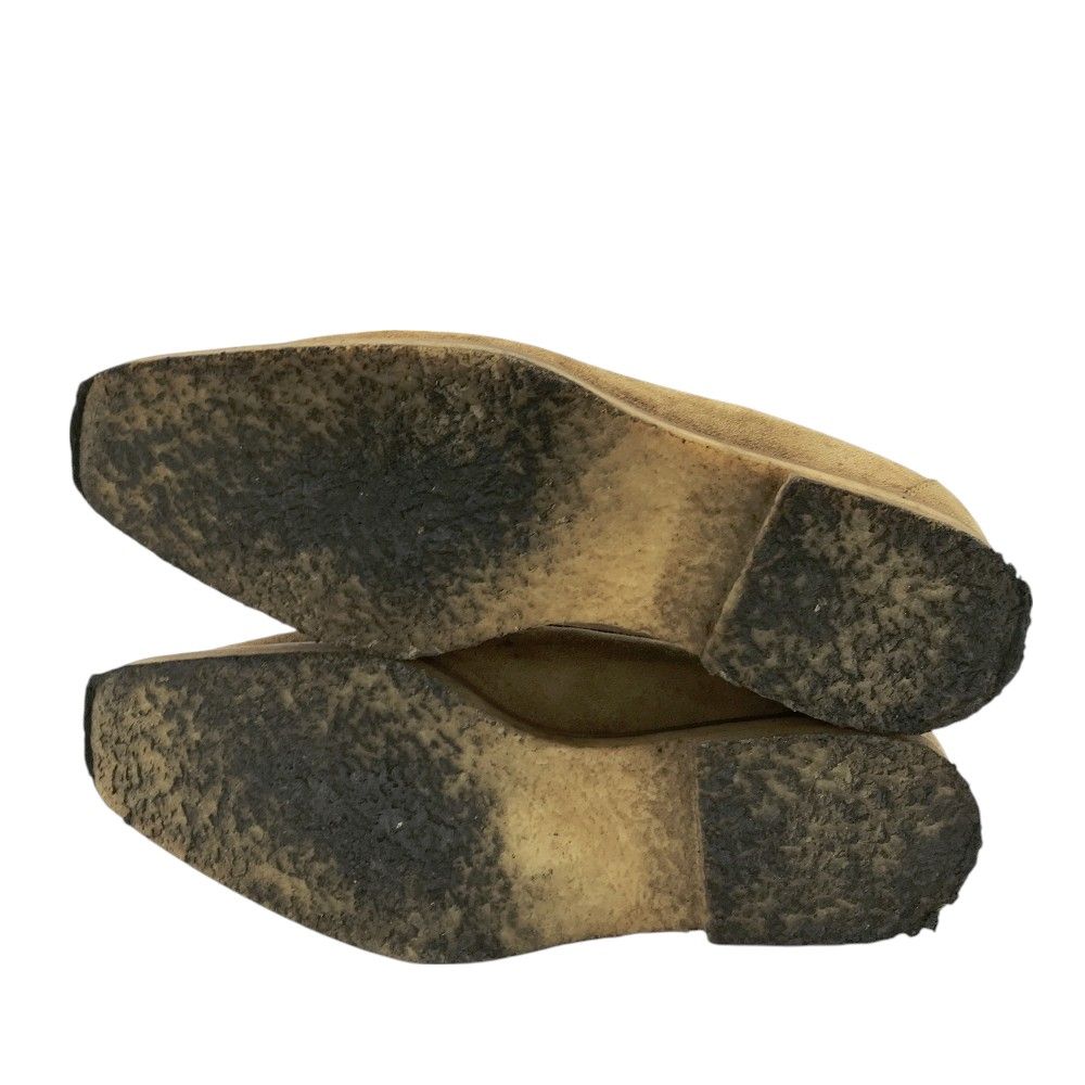 HERMES エルメス スエード ローファー ブラウン系 39 メンズ