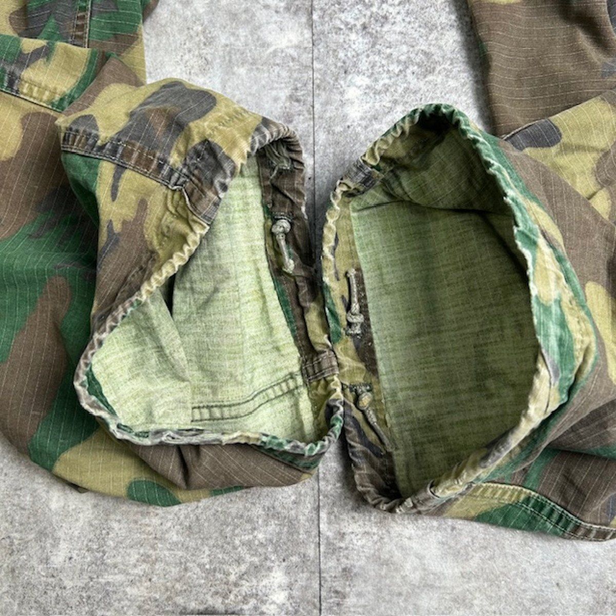 60s ERDLリーフカモパンツ　米軍　US ARMY ベトナム戦 60's U.S.ARMY ERDL グリーンリーフカモ ジャングルファティーグ