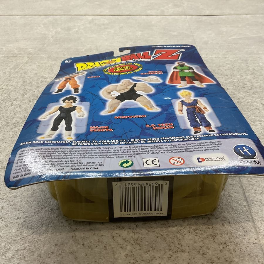 未開封 IRWIN アーウィン ドラゴンボールZ フィギュア スポポビッチ BURTER 未開封 IRWIN アーウィン ドラゴンボールZ フィギュア